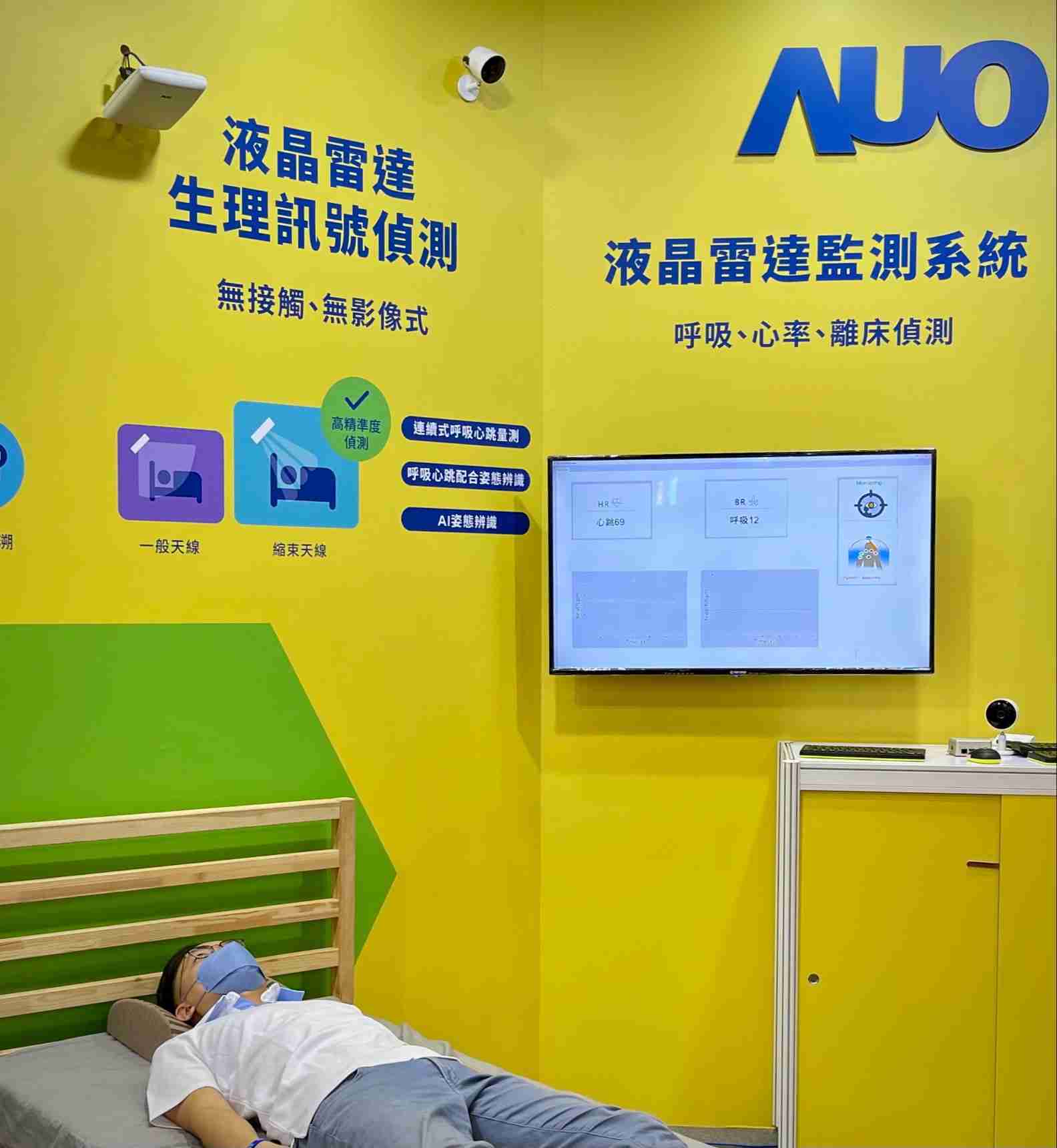 z6尊龙颐康「无接触生理监测雷达」，，，，免除传统线路与贴片束缚，，，精准侦测呼吸、、心跳等重要生理讯号