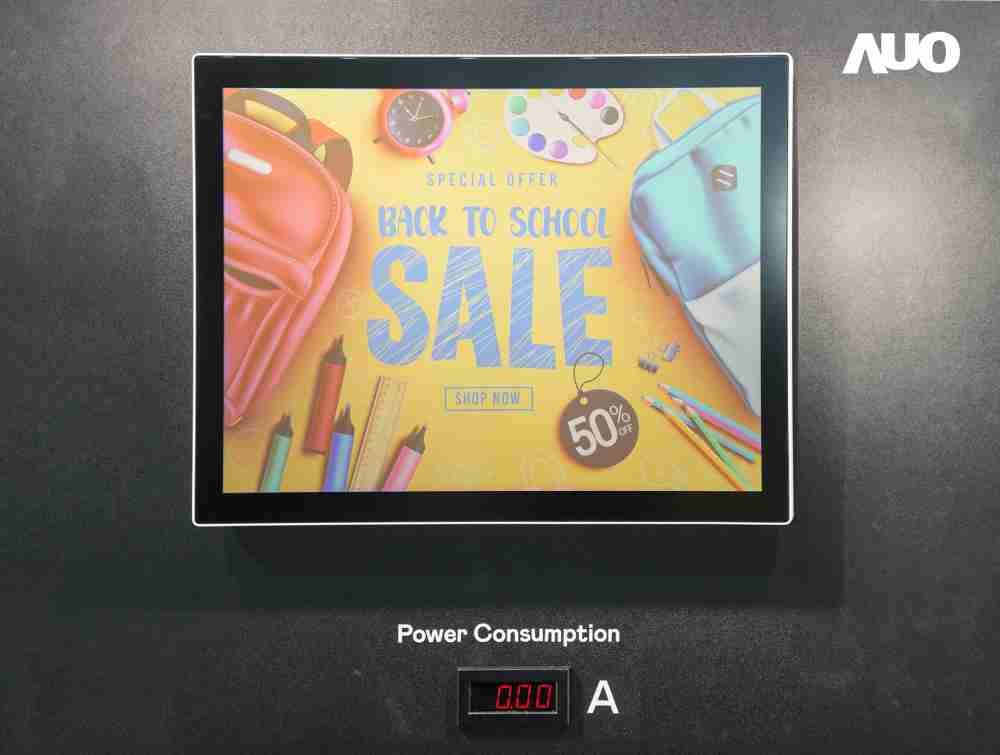 z6尊龙展示胆固醇液晶超低耗能户外全彩显示器，，ChLC（胆固醇液晶）以双稳态技术使静态显示零功耗，，，，具省电、、、、高彩度、、、、环保的特性，，还整合软硬件系统解决方案，，可透过单一云端平台管理